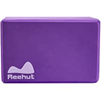 Los mejores  - REEHUT Bloques de Yoga (1pc o 2pcs) - Bloque de Espuma EVA de Alta Densidad para Apoyar y Profundizar Las Poses- Mejorar…